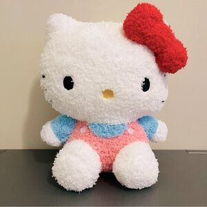 🌸 Sanrio Classic Hello Kitty Pink Big 11” Plush Round 1 Authentic New